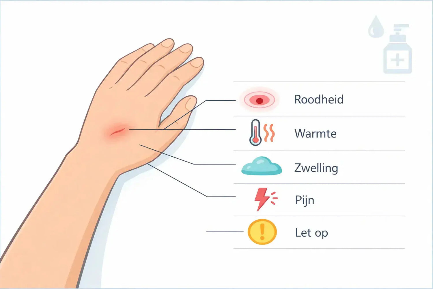 Hoe herken je een wondinfectie? AMS