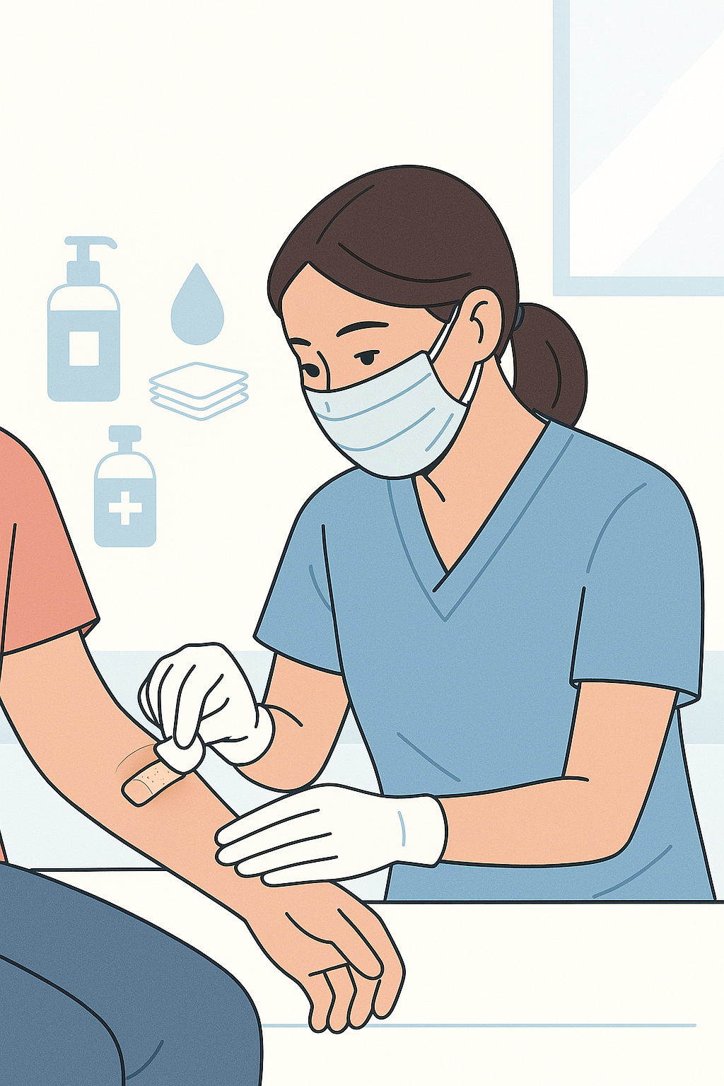 Hoe houd je een wond schoon en goed beschermd?