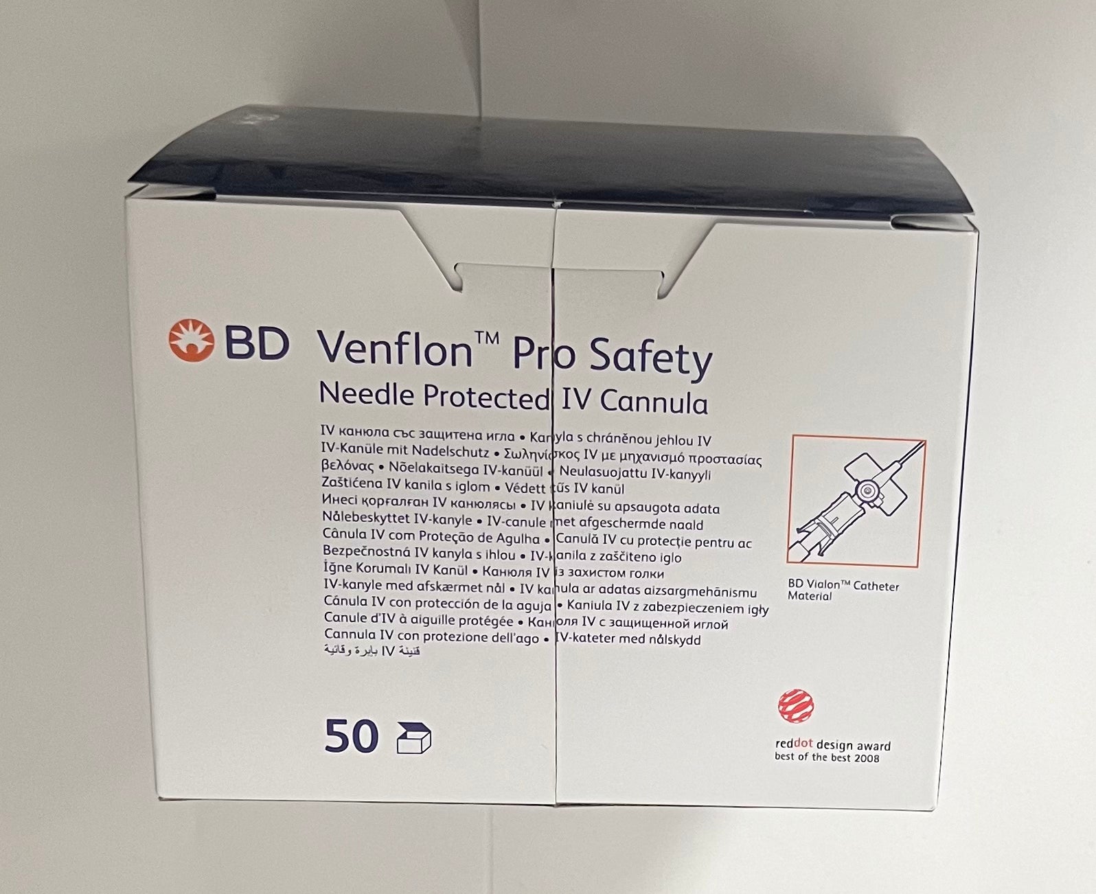 BD - Venflon - Pro Safety Needle Protected IV (22G) - 50 stuks per doos