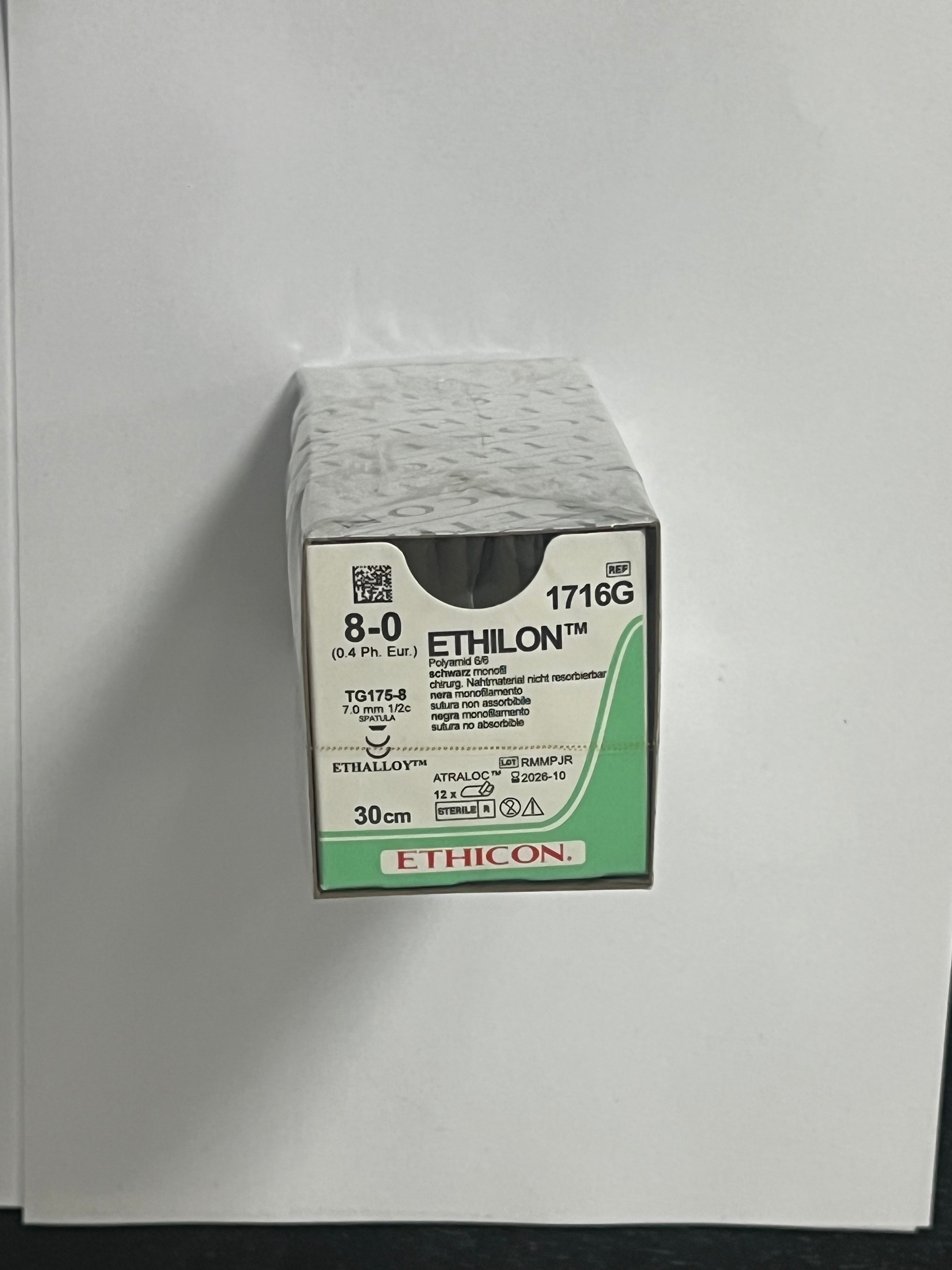 Ethicon - Suture - (8-0) - Monofil - 1716G