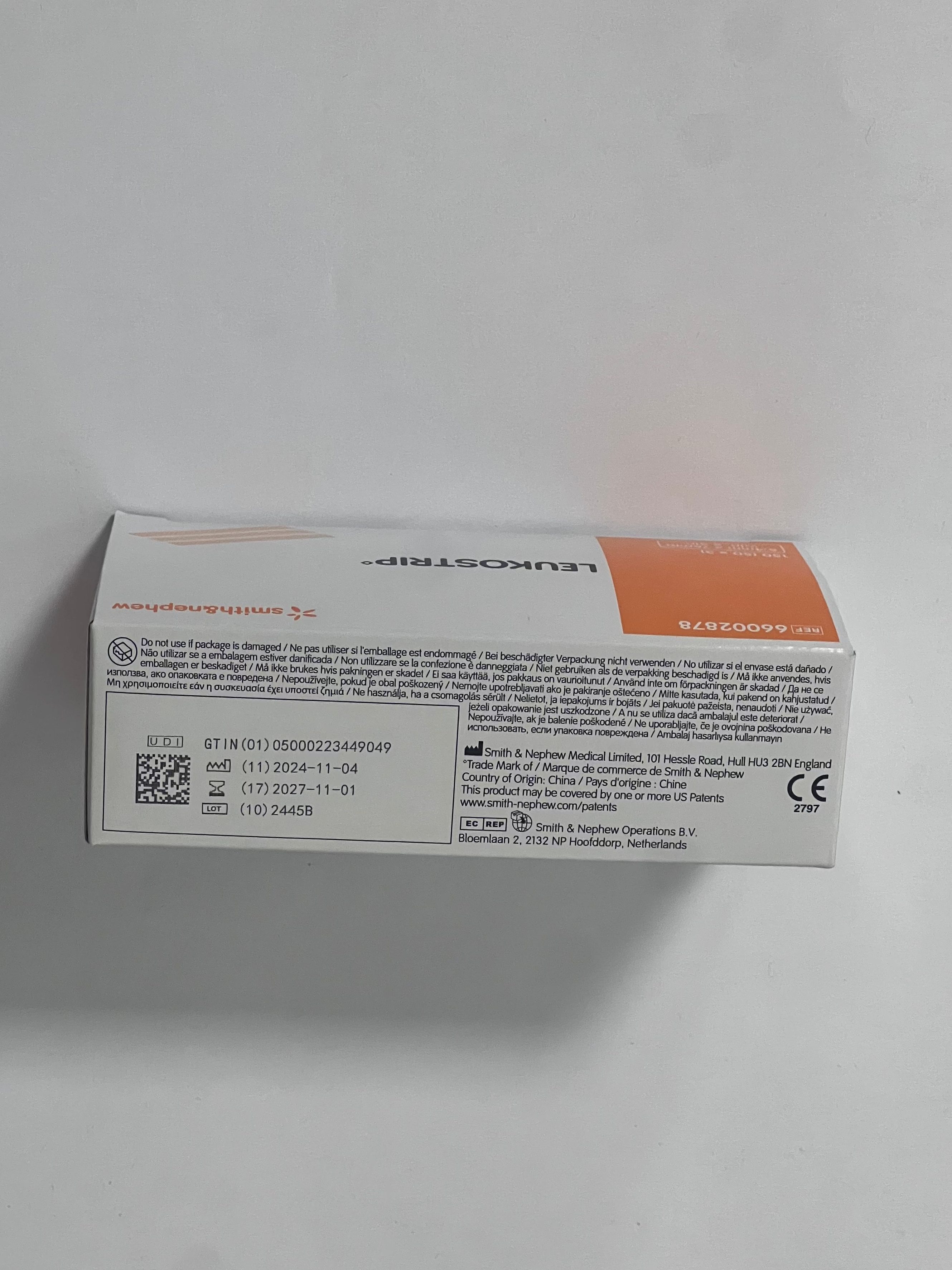 Smith & Nephew - (Leukostrip) - 64 mm x 76 mm - 66002878 Smith & Nephew