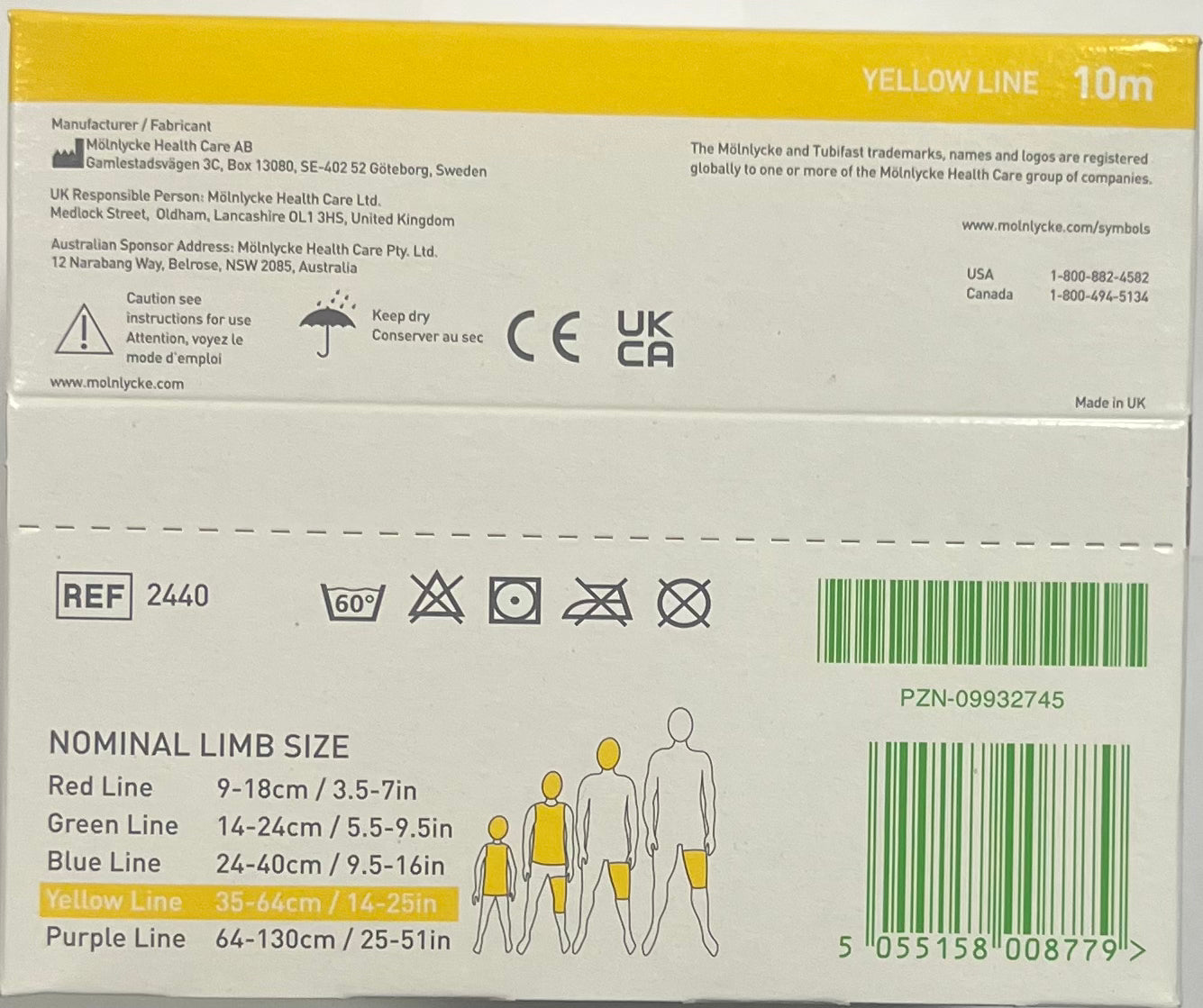 Mölnlycke - (Tubifast 2 way stretch) - 10,75cm x 10cm - 2440 Mölnlycke