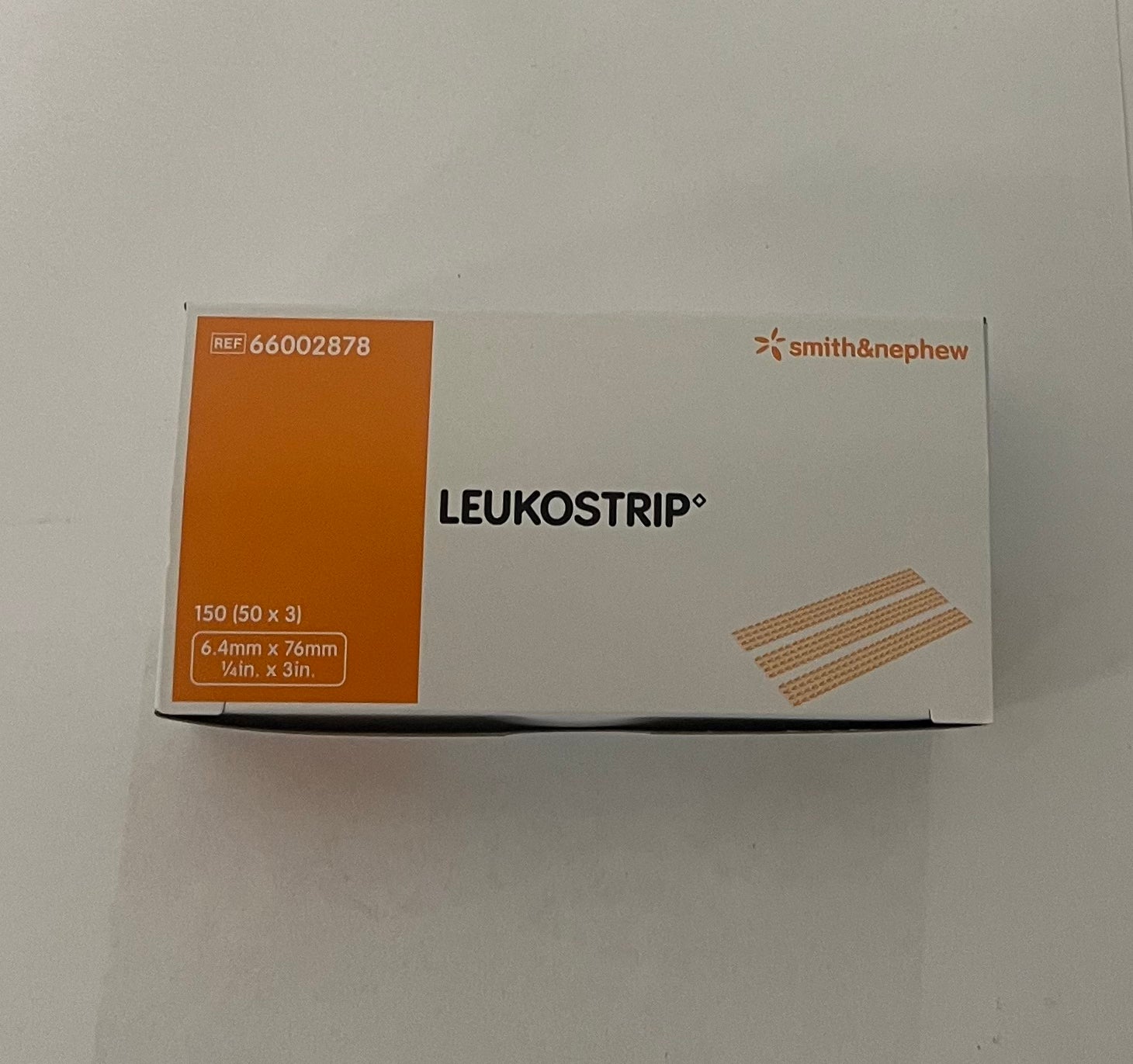 Smith &amp; Nephew - Leukostrip - 6.4 mm x 102 mm - 250 pcs per box - 66002879