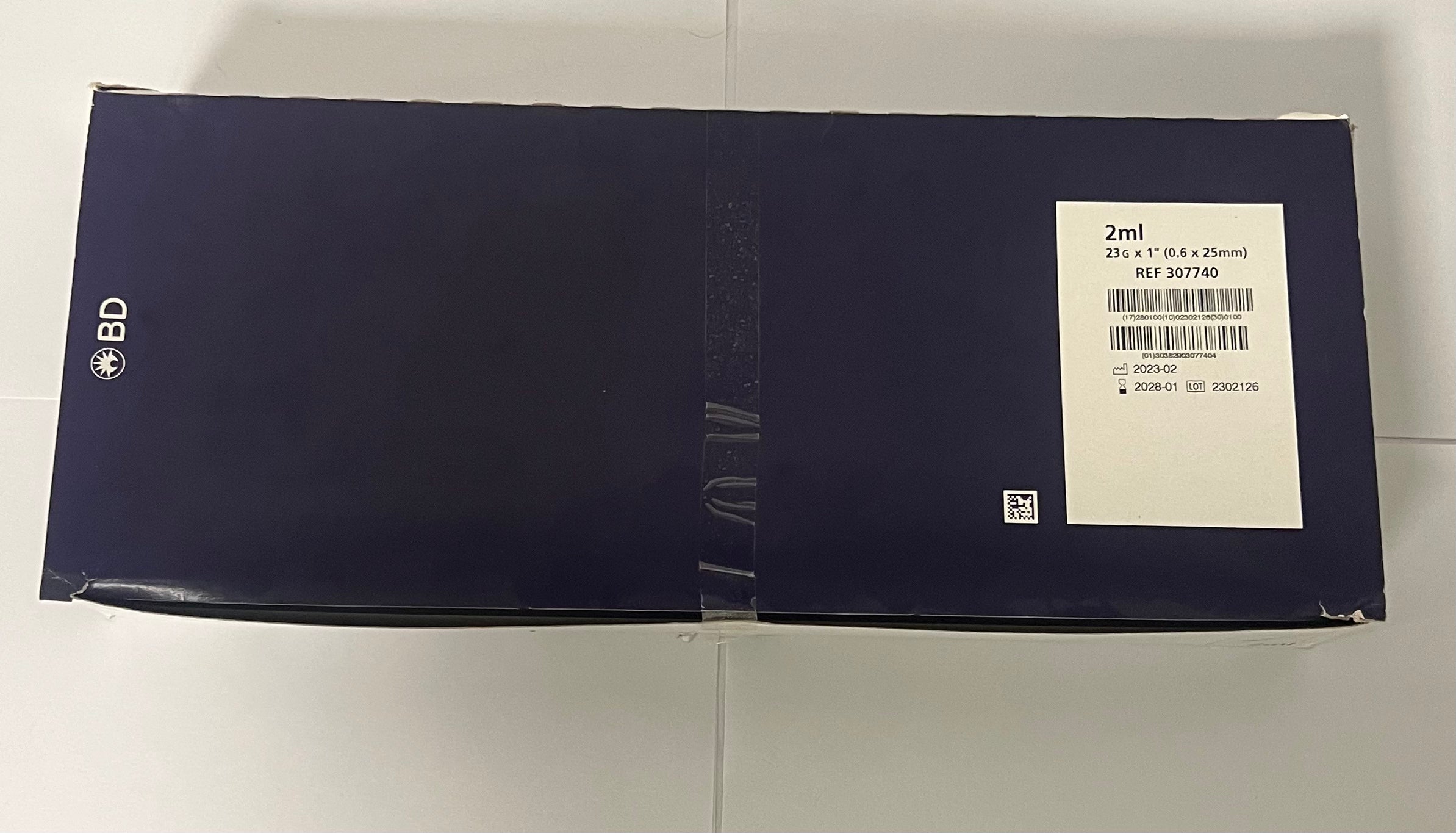 BD Emerald - syringe with needle - 0.6 x 25mm (23g) - 307740