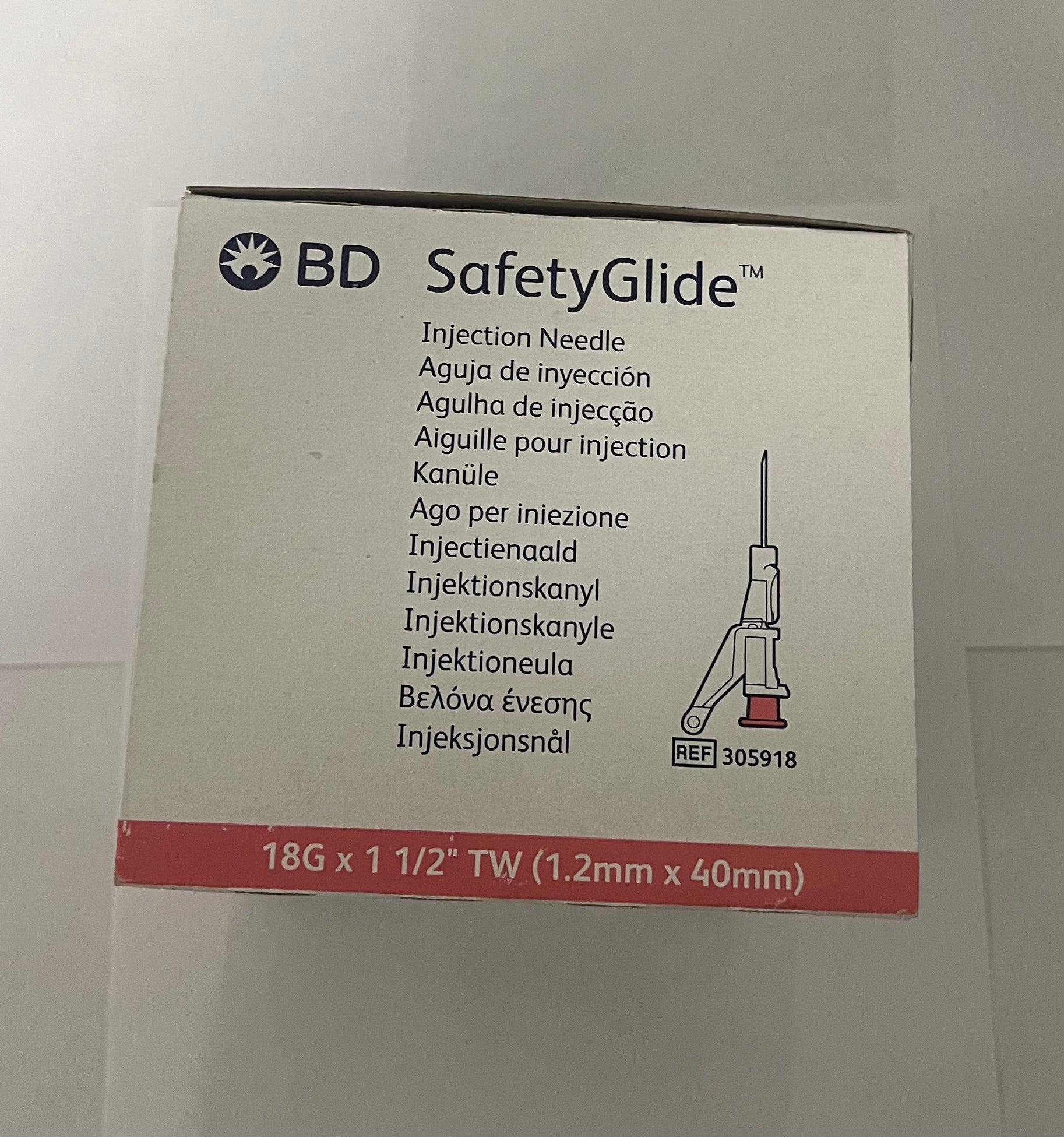 BD - Safety glide - 1,2mm x 40mm - 305918