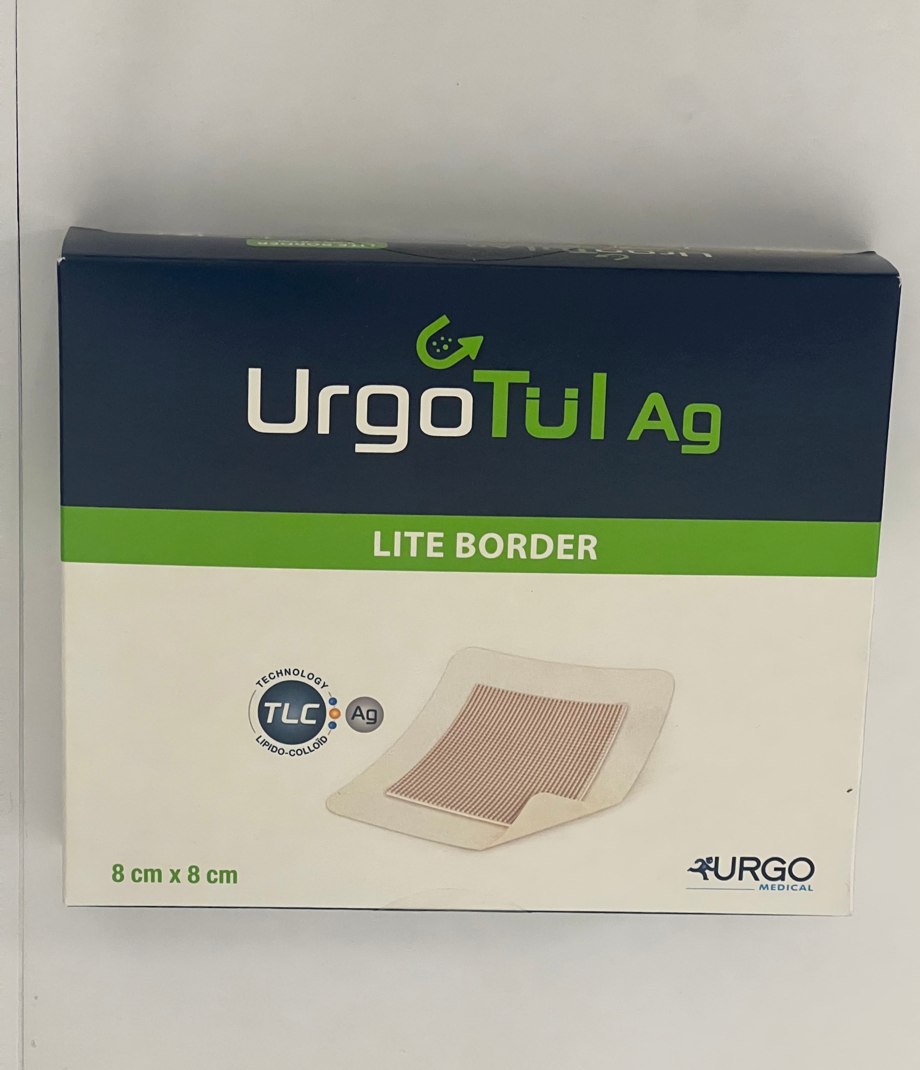 UrgoMedical - UrgoTül Ag Lite Border - 8cm x 8cm - 550135