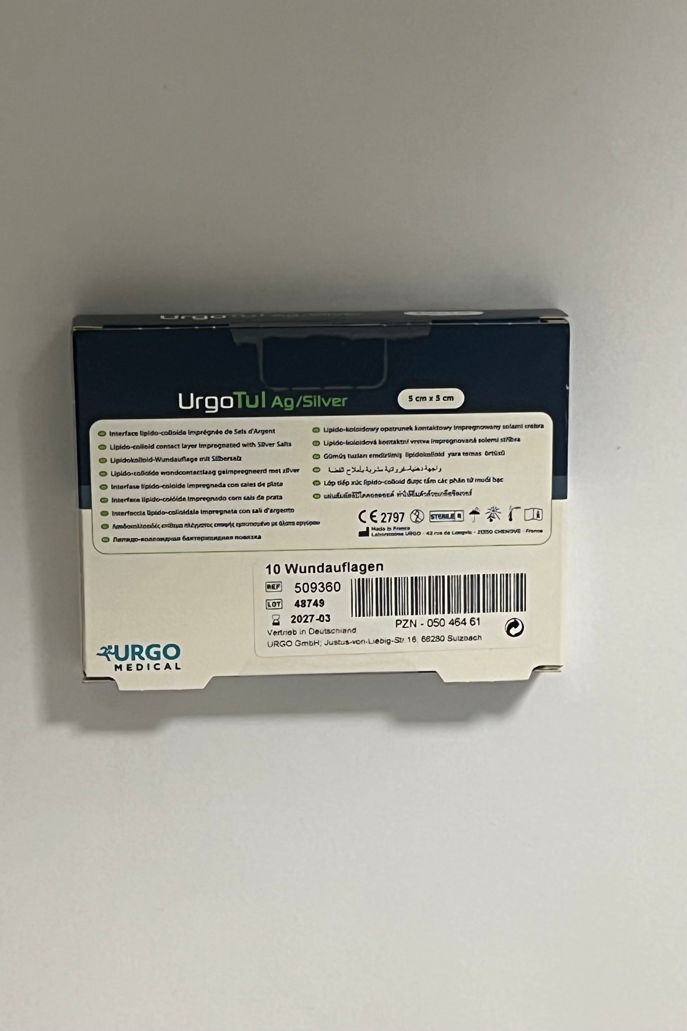 URGO - UrgoTül Silver 5 cm x 5 cm - 509360 - 10 stuks per doos