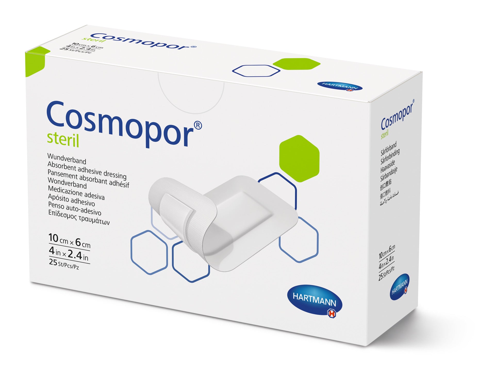 Hartmann - Cosmopor steril - 10 cm x 6 cm - 25 pcs per box - 900802