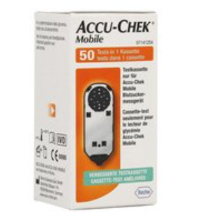 Roche - Accu-Chek - Mobile Test Cassette - 50 stuks per doos