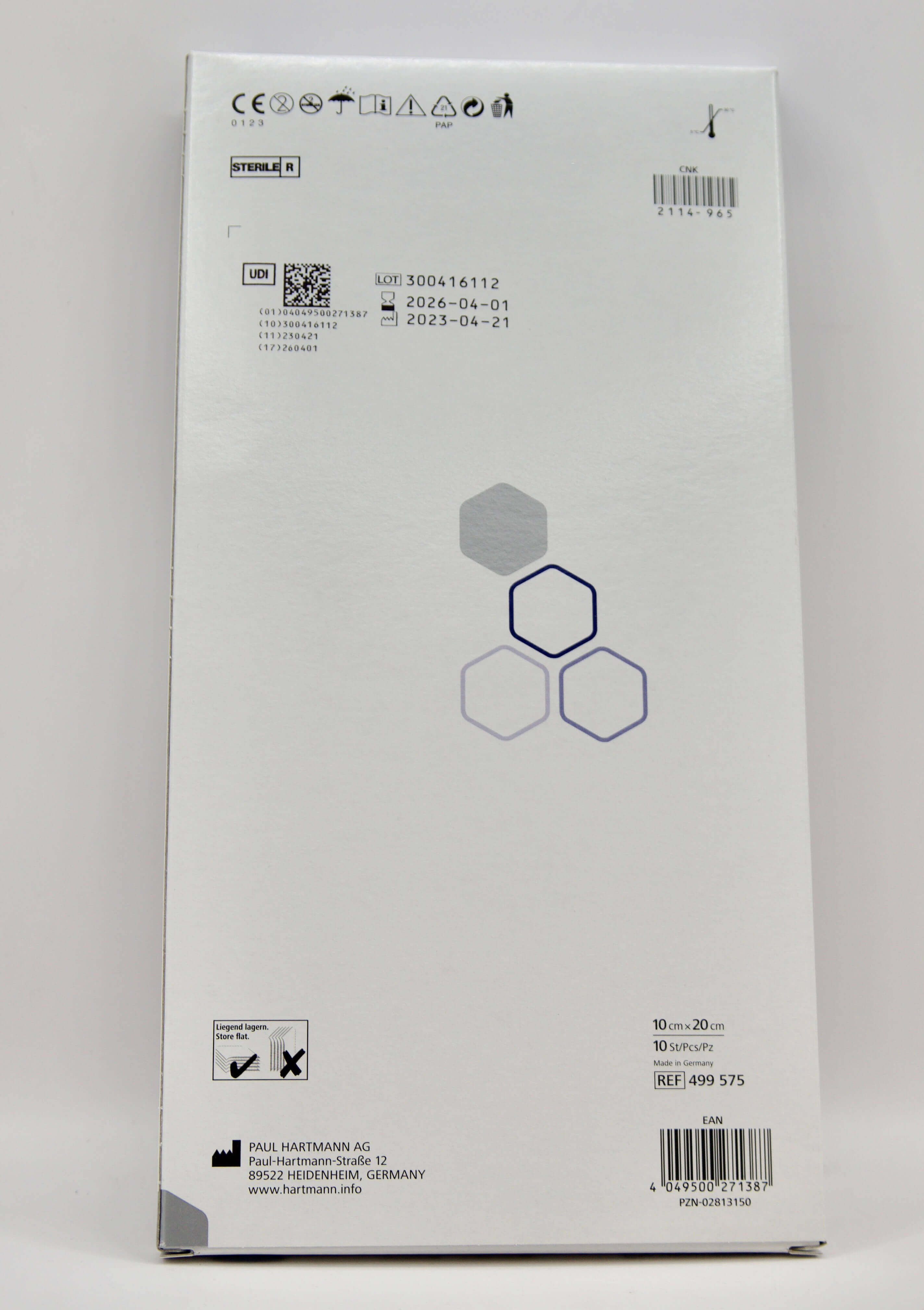 Hartmann - Autraman Ag - 5 x 5 cm - 10 pieces per box - 499575