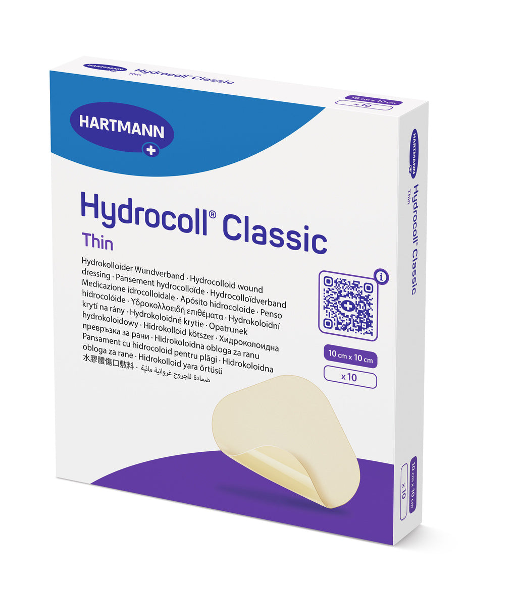 Hartmann - Hydrocoll Thin - 10 x 10 cm - steril - 10 stuks per doos