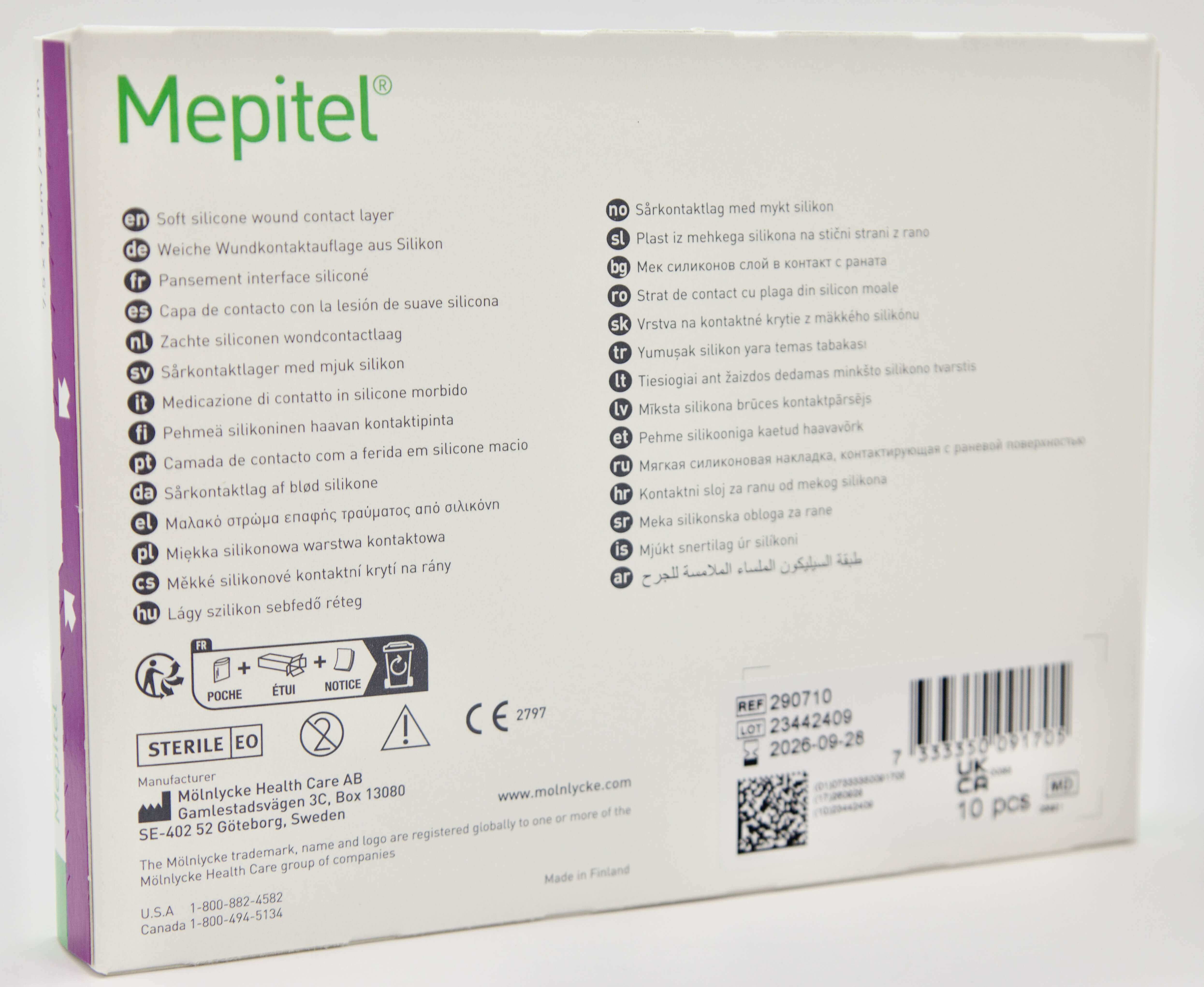 Mölnlycke - Mepitel - 7.5 x 10 cm - 290710