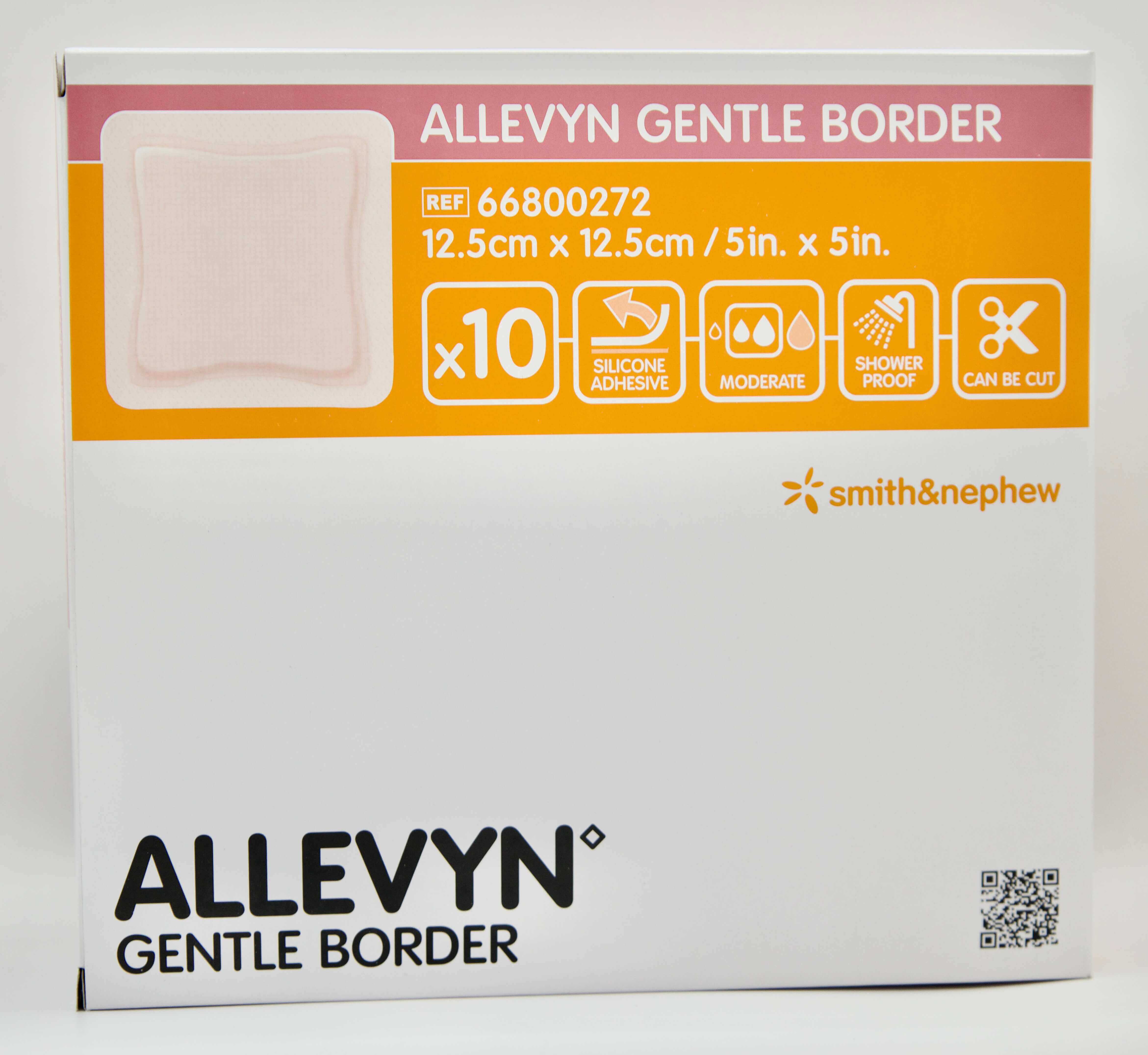 Smith &amp; Nephew - Allevyn Gentle Border - 12.5 cm x 12.5 cm - 66800272