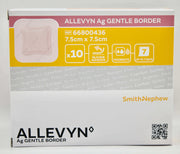Smith &amp; Nephew - Allevyn Ag Gentle Border - 7.5 cm x 7.5 cm - 66800436