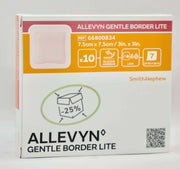 Smith &amp; Nephew - Allevyn Gentle Border Lite - 7.5 cm x 7.5 cm - 66800834