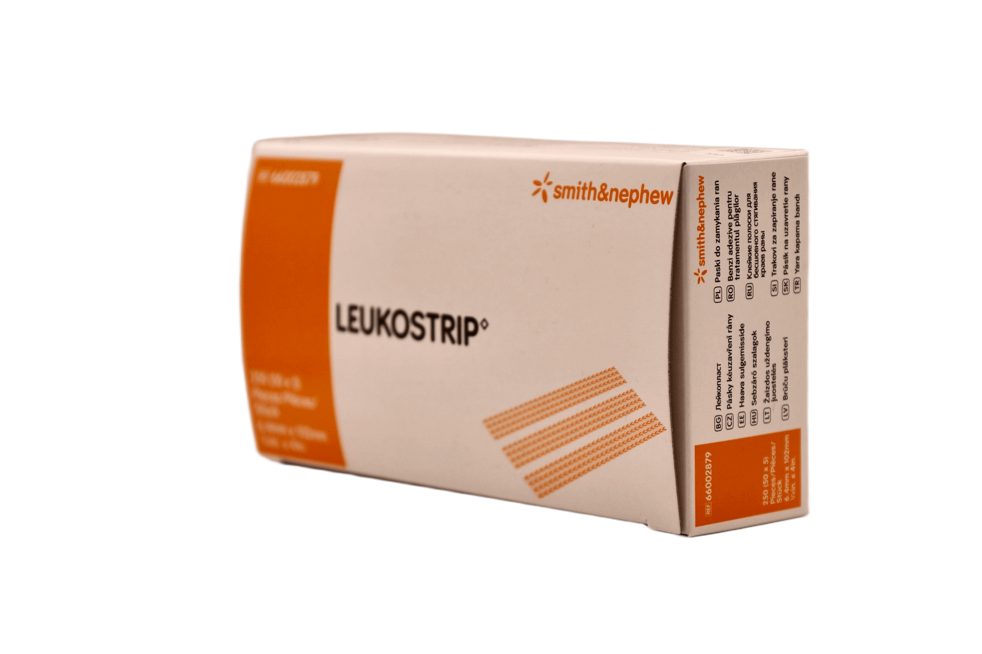 Smith &amp; Nephew - Leukostrip - 6,4 mm x 102 mm - 250 Stück pro Schachtel - 66002879