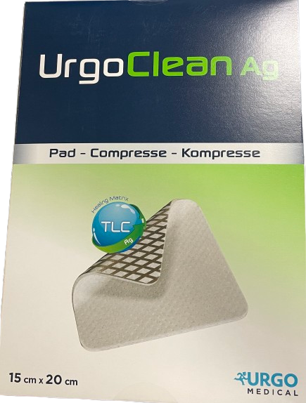 URGO - UrgoClean Ag 15cm x 20cm 551561 - 5 stuks per doos