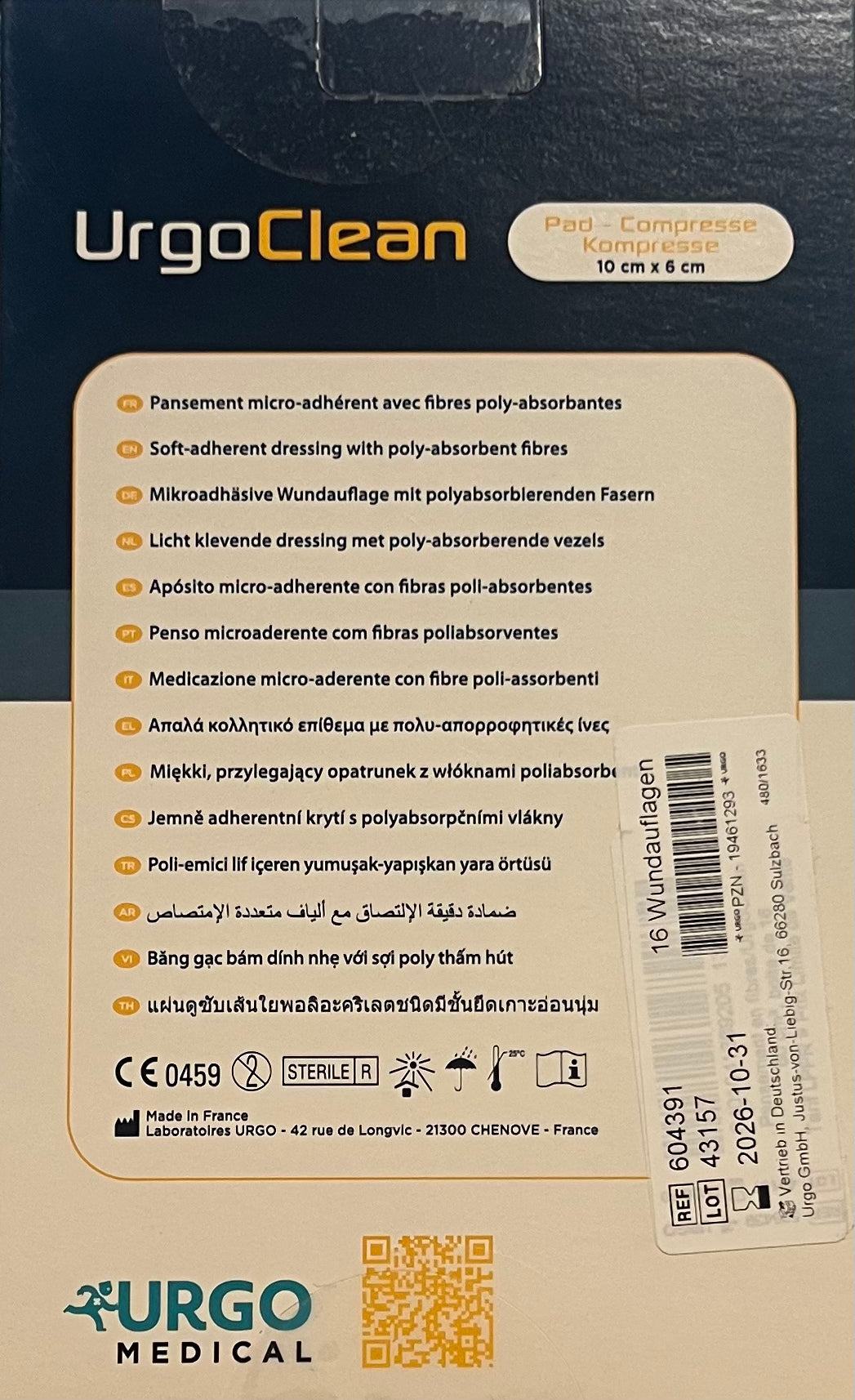 UrgoMedical - UrgoClean - Compresse - 604391